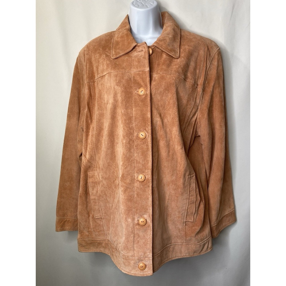 Vintage Leather Jacket Size Large Pants Size 18 Peach Western Cowgirl Equestrian